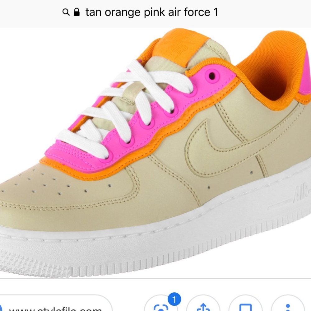 Nike Air Force 1 - Desert Pink Orange